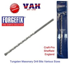 Presto Masonary Drills Bit 3mm to 16mm - 75mm to 200mm long