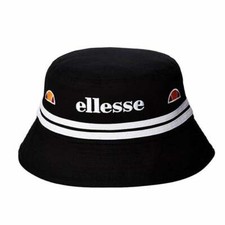 Mens Ellesse Lorenzno Black Bucket Hat One Size