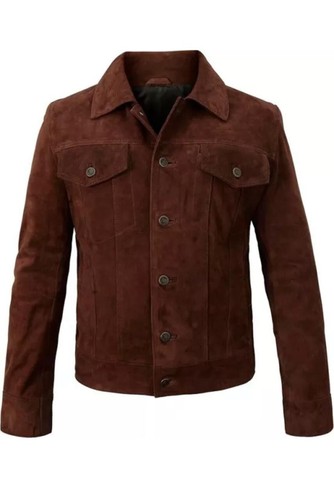 Men western suede leather - men's,