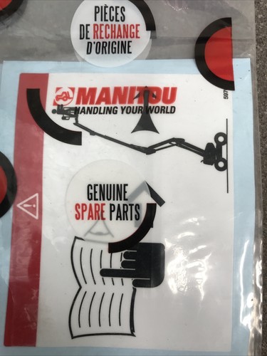 Manitou safety lable sticker - manitou,