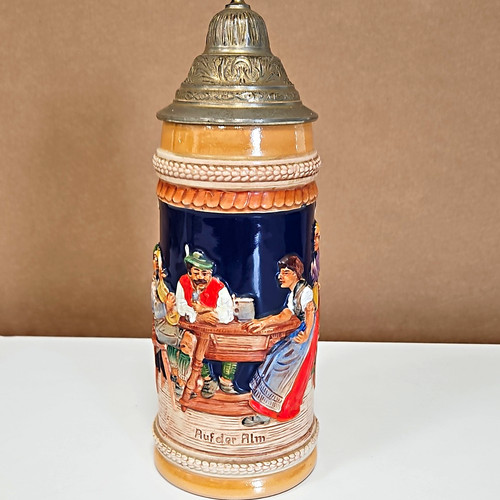 Ceramic beer stein with - ceramic,