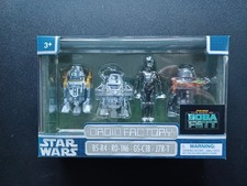 Star Wars Disney Droid Factory The Book of Boba Fett 4 pack droid set