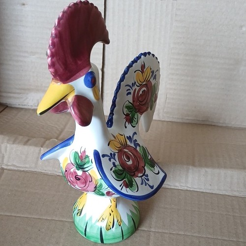 Portugese hand painted rooster - hand-painted,