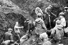 Villagers at Lochgelly hard at