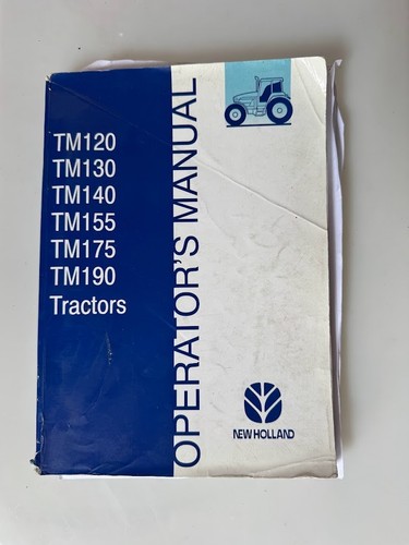 New holland operator manual - new, operator's