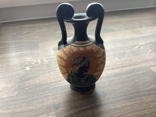 Unmarked hand painted greek - unmarked,