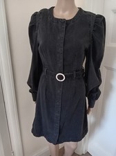 Black Denim Dress Primark Size