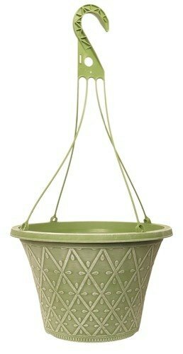 Plastic round hanging baskets - round,