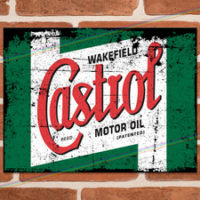 CASTROL MOTOR OILS Metal Signs