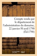 BNF VIDE - Second Compte des recettes et dpenses rendu par le dparte - X555z
