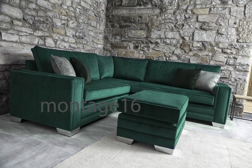 Valencia blue green velvet - blue,