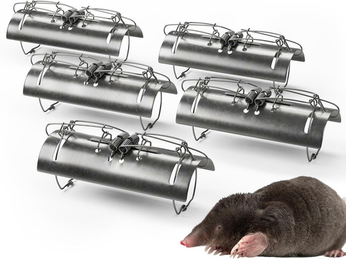 Tunnel mole traps - traps, reusable