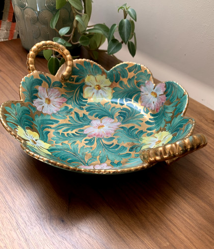 Rare vintage hand-painted