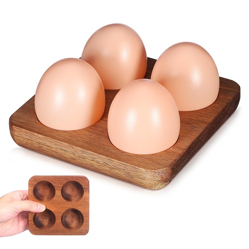 Wooden egg tray rustic - wooden,