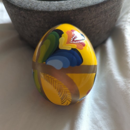 Wooden ornamental eggs - wooden,