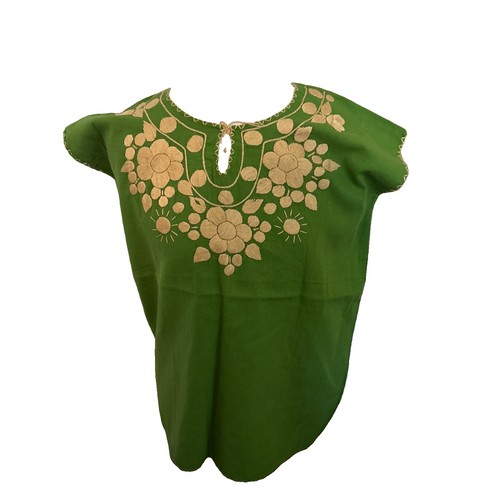 Embroidered mexican blouse - embroidered,