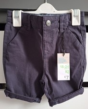 Blue Boys Shorts. 18-24 months