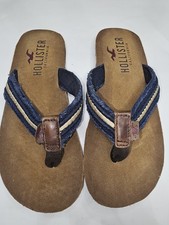 Hollister Mens Brown Leather