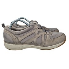 Dansko Hatty Women's Gray Leather Blend Sneaker Walking Shoes Size - UK6.5/EU40