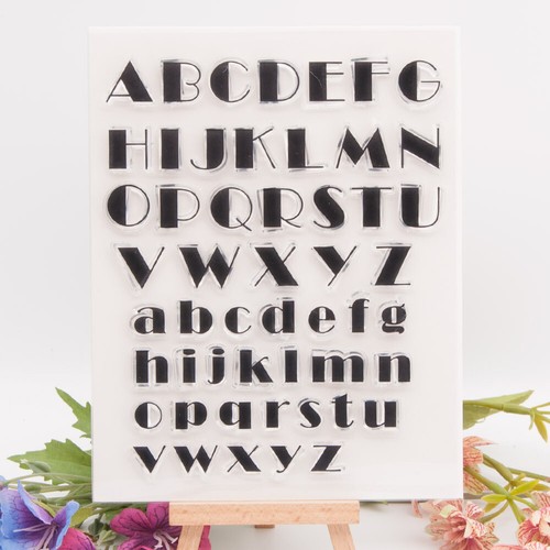 Bold alphabet letters clear - alphabet,