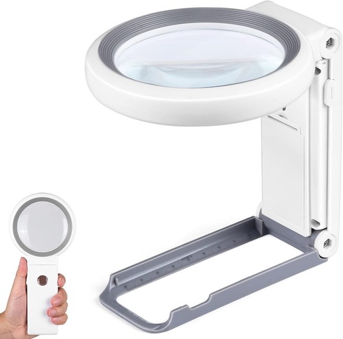 Magnifying glass with light - magnifying,