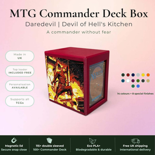 Daredevil mtg deck box marvel - daredevil, box,