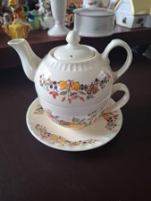 Rare Aynsley Tea for One Set-Teapot, Cup,Saucer Excellent Condition