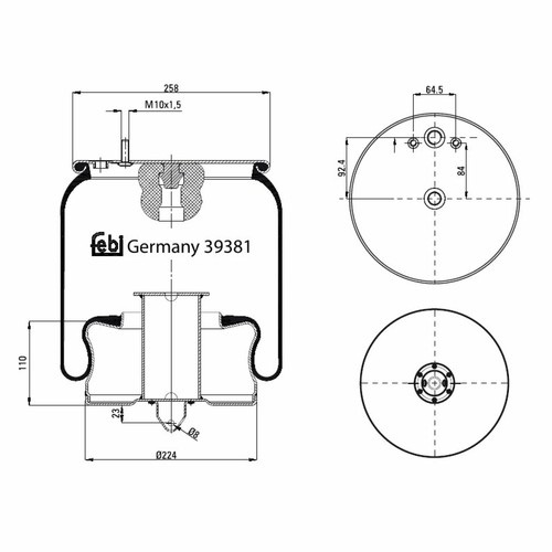 Air spring inc - inc, piston