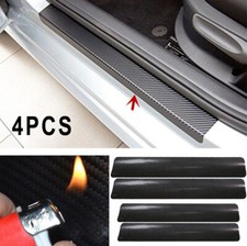 4x Carbon Fiber Car Door Plate