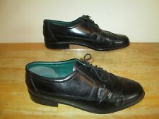 Clarks Men's Smart Black Leather Lace Up Shoes Made in Italy UK Size 8 - VGC