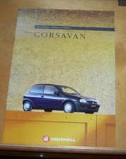 VAUXHALL CORSAVAN SALES BROCHURE 1995 Models Edition 1 September 1994 B5184