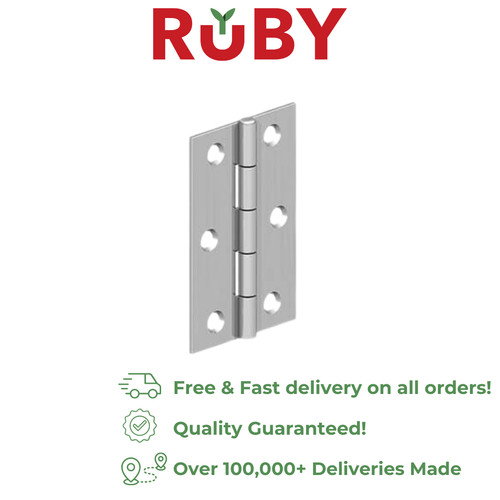 Pair 100mm butt hinges - pair,