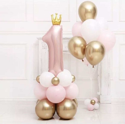 1st birthday balloon - 1st,