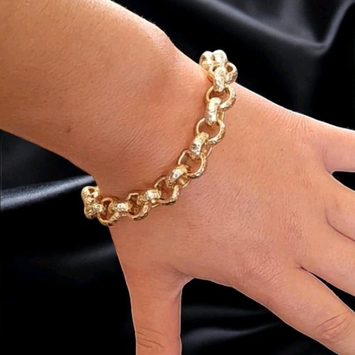 Womens big 12mm - cut, gold