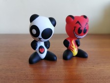 2x Mattel UB Funkeys LOTUS PANDA + Red Deuce untested