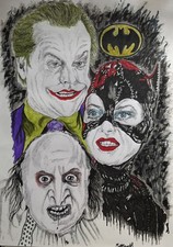 Batman Villains A3 Original