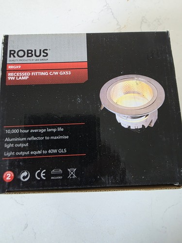 Robus rrgx9 recesessed light - robus,