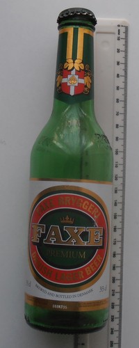 Vintage empty green glass - vintage, faxe