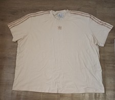 Adidas Originals T-shirt Plus Size 28-30 3XL 26 24 Nude Beige Cotton Active wear