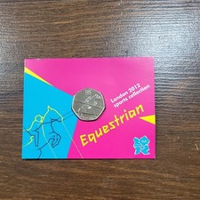 Carded Royal Mint BU 50p