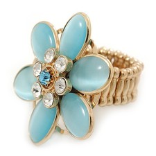 Statement light blue glass - statement,