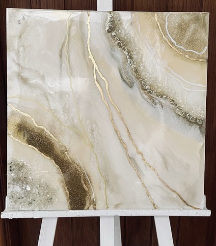 Large gold cappucino epoxy - large,