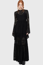 KILLSTAR Maxi Black Hecate Lace Maxi