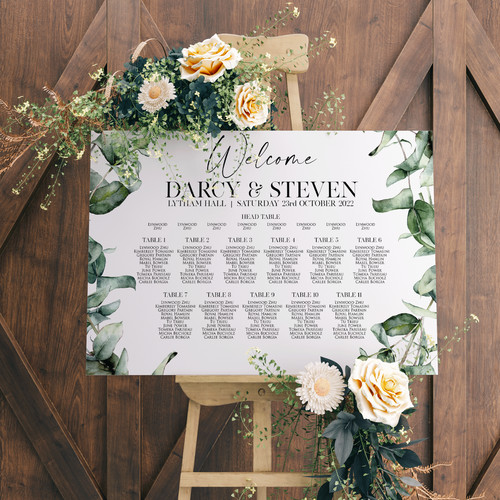 Eucalyptus wreath wedding - eucalyptus,