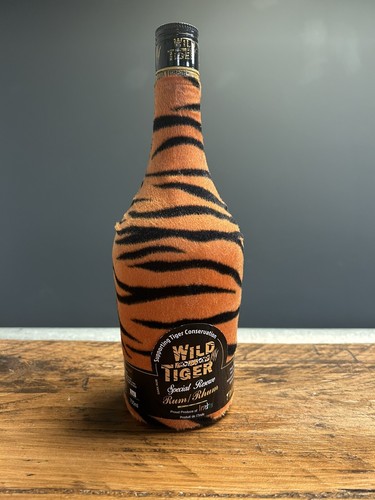 Wild tiger indian rum bottle - wild,