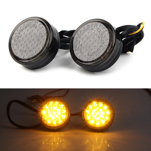 12v led round - round, smoke