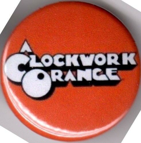 Clockwork orange pin - a, button
