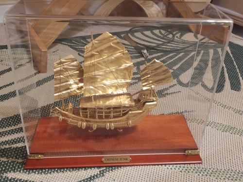 Vintage chinese junk ship - junk,