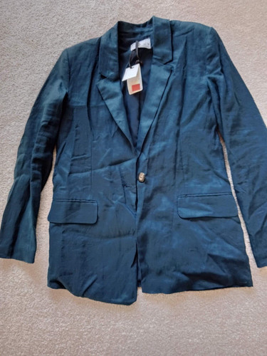 Primark navy linen blazer - navy,