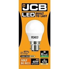 JCB LED Golf Ball Bulbs 3000K